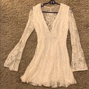 Free people white lace dress